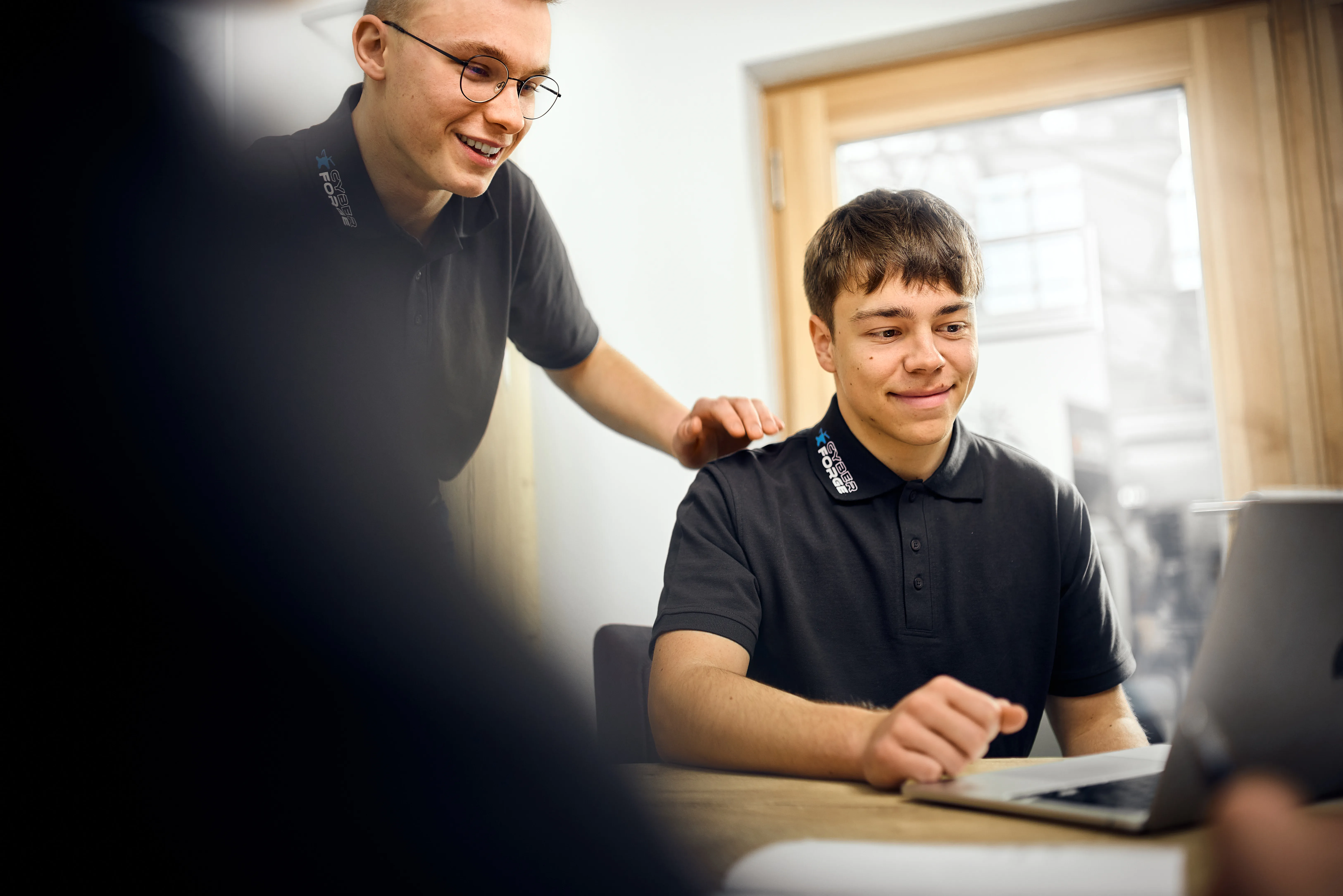 Freundliche Software Entwickler